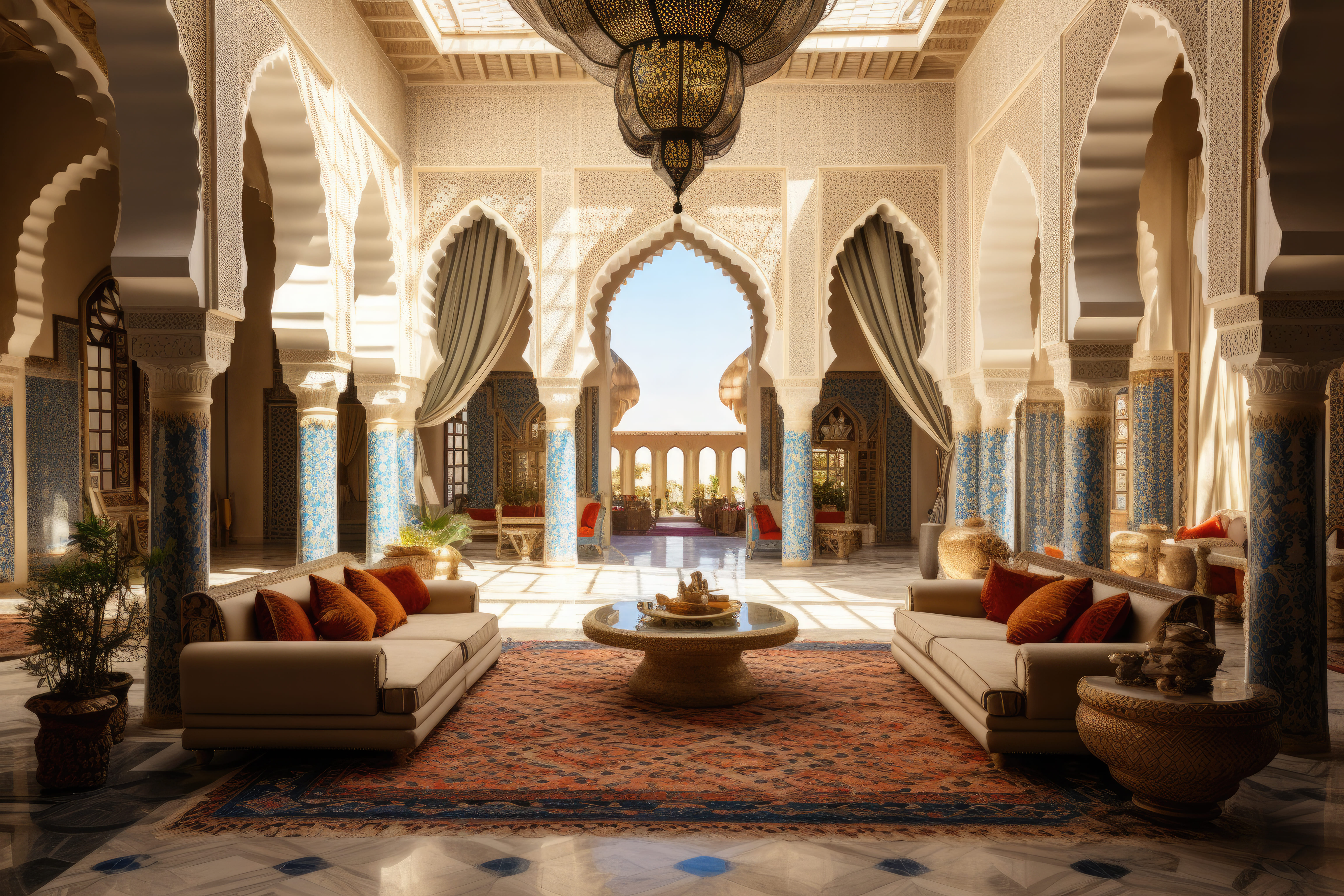 Luxury riad salon — property buying guide for expats