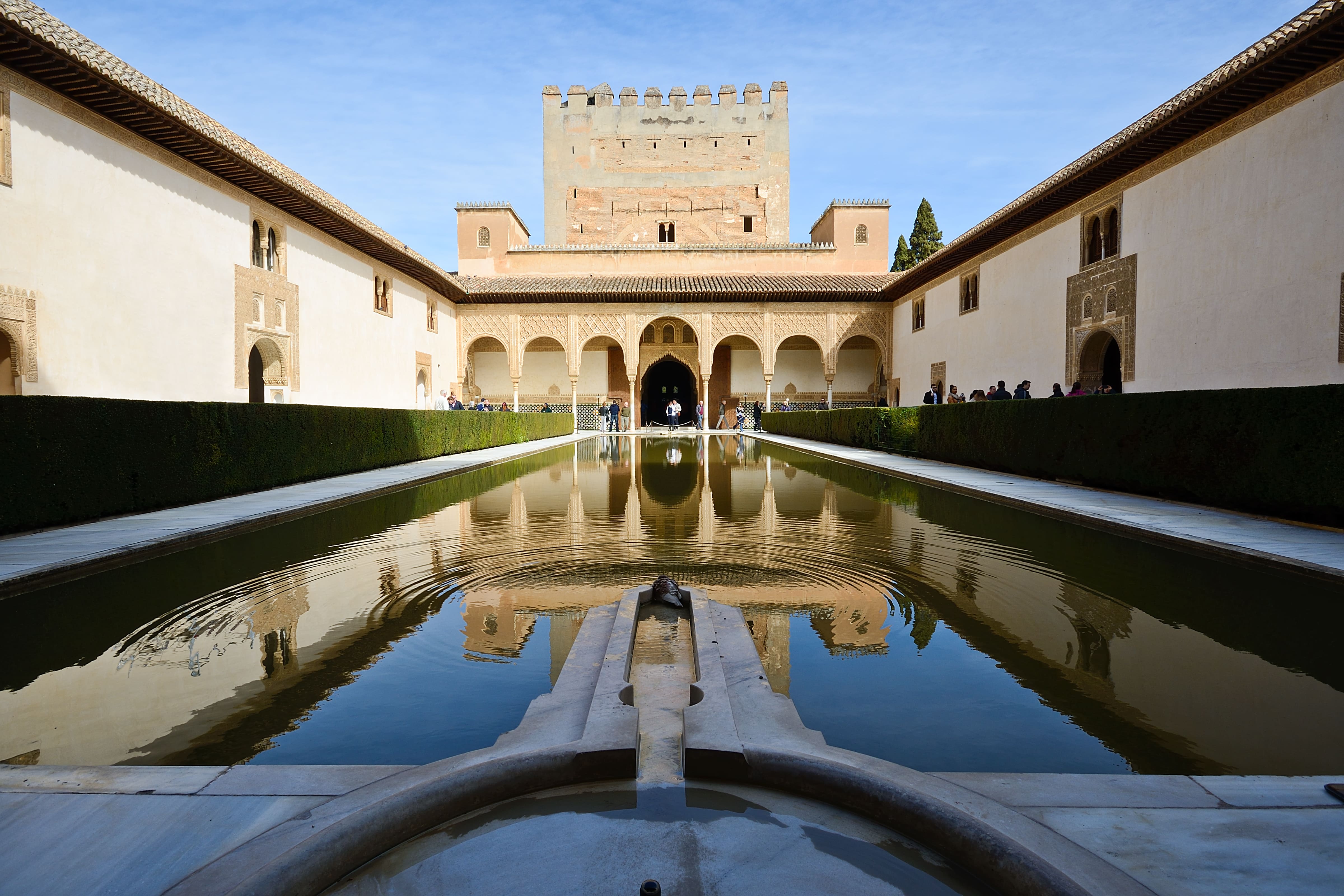 Moorish palace reflecting pool — real estate market trends