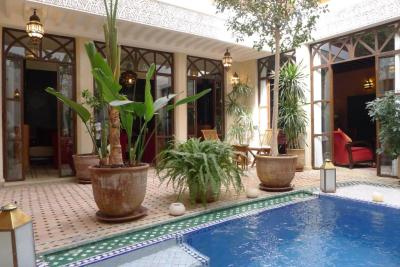 Charming Titled Guesthouse Riad for Sale in Riad larousse